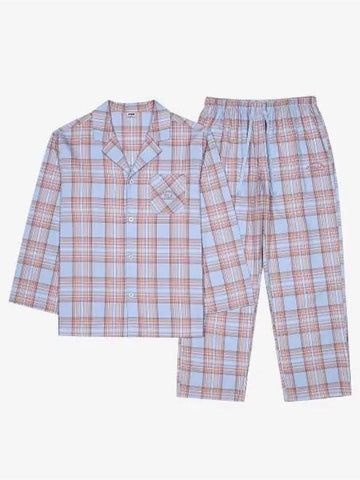 UNDERWEAR Young Life Check Men s Pajama Set FI4PJG1405MMTB - FILA - BALAAN 1