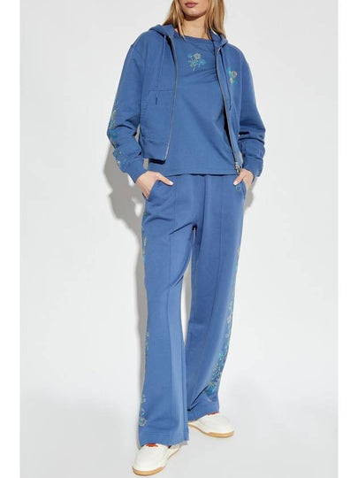 Kenzo Sweatpants With Shimmering Appliqués, Women's, Blue - KENZO - BALAAN 2