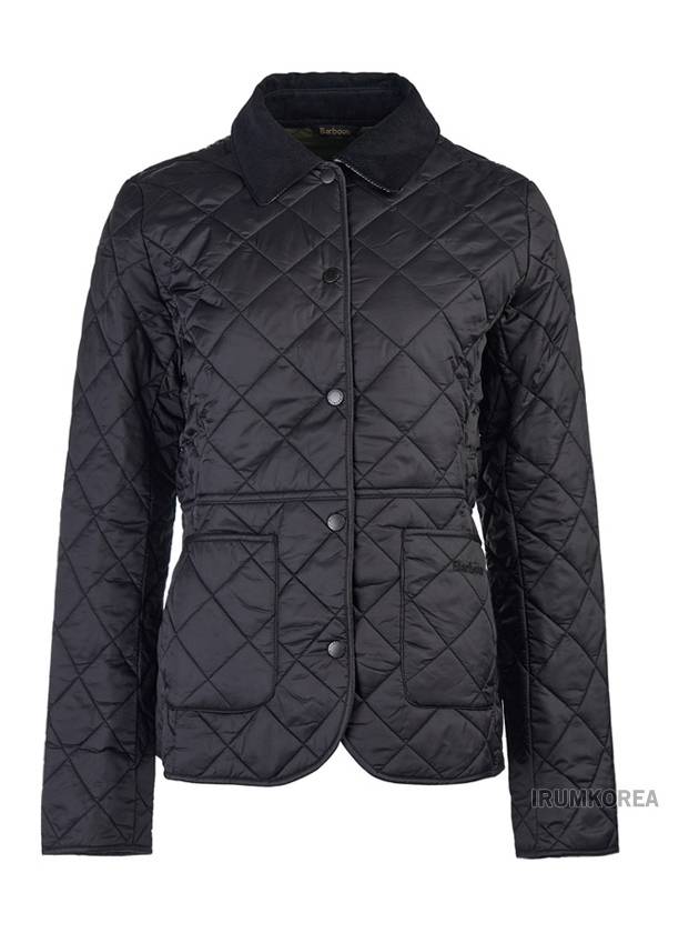 Deveron Quilting Jacket Olive Black - BARBOUR - BALAAN 2