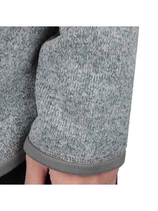 Men's Better Sweater Quater Zip Fleece Jacket Grey - PATAGONIA - BALAAN 7