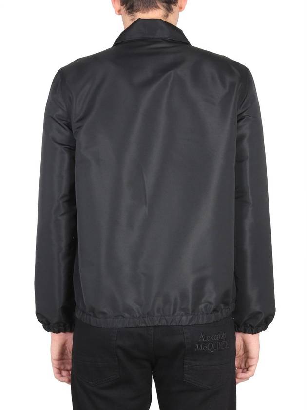 Men's Logo Pocket Zip-Up Jacket Black - ALEXANDER MCQUEEN - BALAAN 4