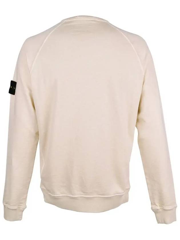 Waffe Washed Raglan Sweatshirt Beige - STONE ISLAND - BALAAN 4