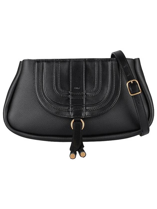 Calfskin Clutch Shoulder Bag Black - CHLOE - BALAAN 2