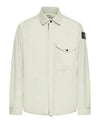 Logo Patch Zip Up Jacket Beige - STONE ISLAND - BALAAN 2