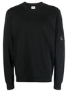 Light Fleece Sweatshirt Black - CP COMPANY - BALAAN 2