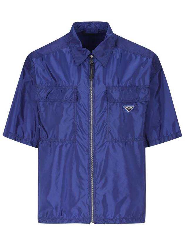 Prada Shirts Blue - PRADA - BALAAN 1