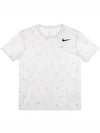 Dri-Fit Print Training Short Sleeve T-Shirt White - NIKE - BALAAN 1