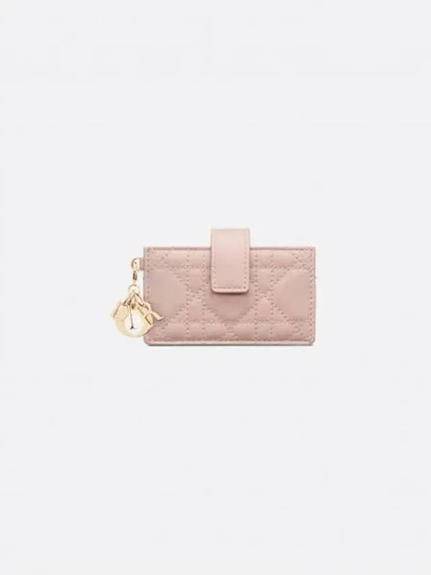 Lady Jasmine Lambskin Card Wallet Powder Pink - DIOR - BALAAN 2