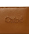 Sense Soft Leather Half Wallet Brown - CHLOE - BALAAN 8