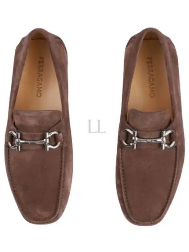 Gancini Ornament Driving Shoes Brown - SALVATORE FERRAGAMO - BALAAN 2