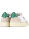 Men's Medalist Leather Low Top Sneakers Green Tab - AUTRY - BALAAN 6