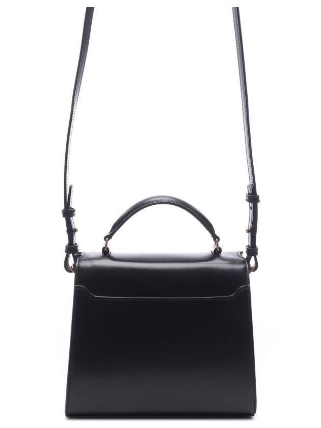 Box Cassandre Mini Top Leather Tote Bag Black - SAINT LAURENT - BALAAN 5