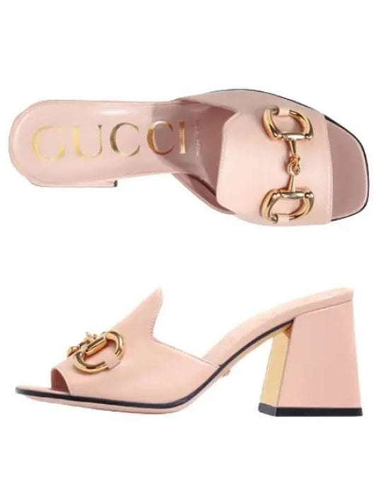 horsebit slide sandals women - GUCCI - BALAAN 1