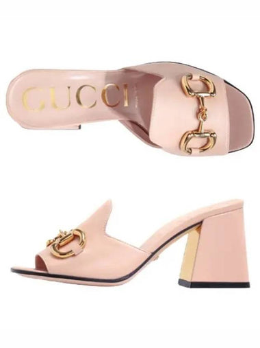 Horsebit slide sandals - GUCCI - BALAAN 1