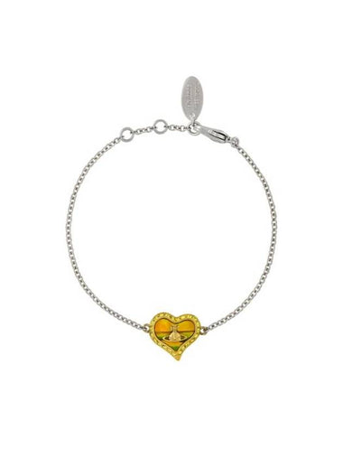 Petra Heart Gold Platinum Bracelet Women’s - VIVIENNE WESTWOOD - BALAAN 1