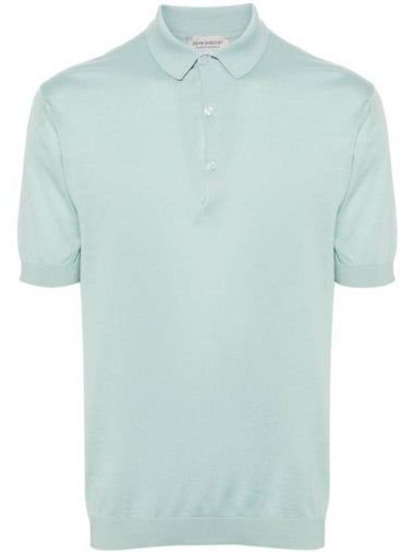 Adrian Cotton Polo Shirt Mint - JOHN SMEDLEY - BALAAN 1