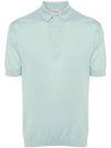 Adrian Cotton Polo Shirt Mint - JOHN SMEDLEY - BALAAN 1