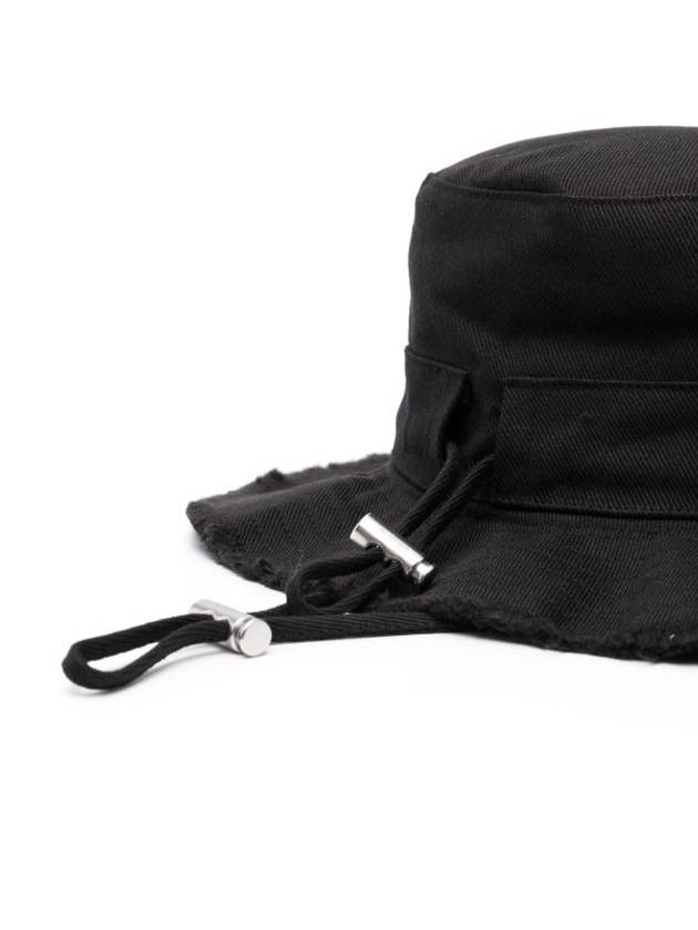 Le Bob Artichaut Bucket Hat Black - JACQUEMUS - BALAAN 3