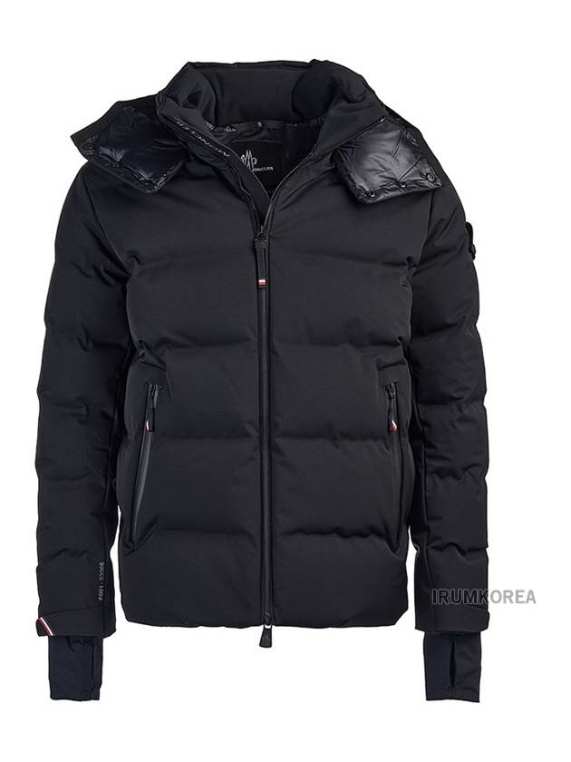 Men's Montgetech Hooded Down Ski Padding Black - MONCLER - BALAAN 2