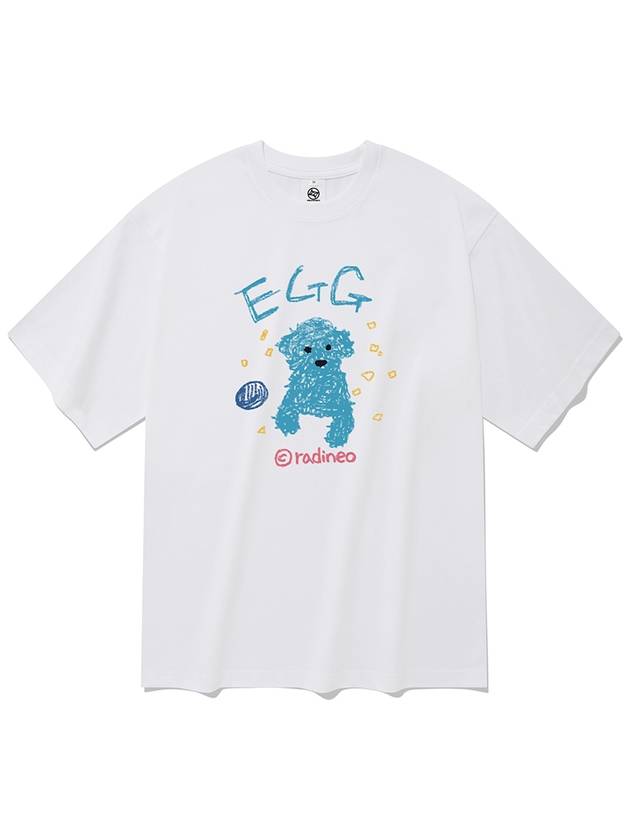 Egg short sleeve t shirt white - RADINEO - BALAAN 1