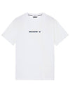 Micro Graphic One Print Short Sleeve T-Shirt White - STONE ISLAND - BALAAN 2