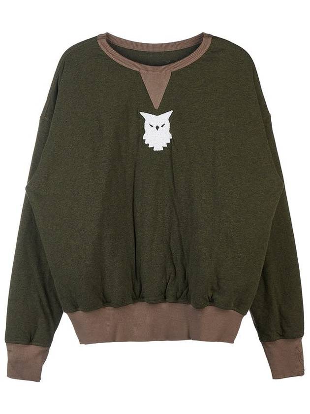 Bird Patch Cotton Sweatshirt Green - MAISON MARGIELA - BALAAN 11