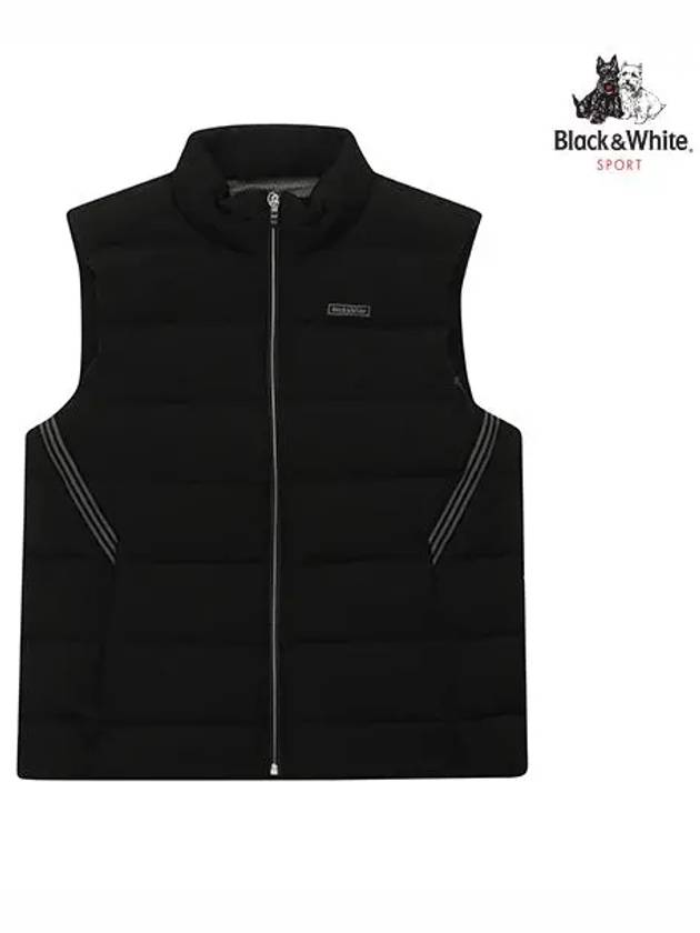 Down Vest 1022GXGNBLACK - BLACK&WHITE - BALAAN 1