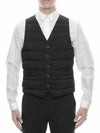 Button-Up Padded Vest Black - HERNO - BALAAN 9