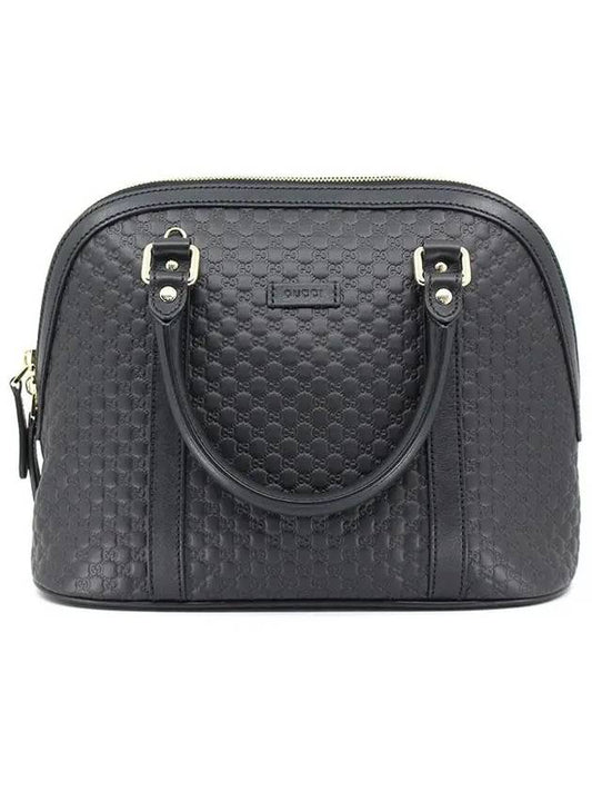 Micro GG Ssima Dome Tote Bag Black - GUCCI - BALAAN 2