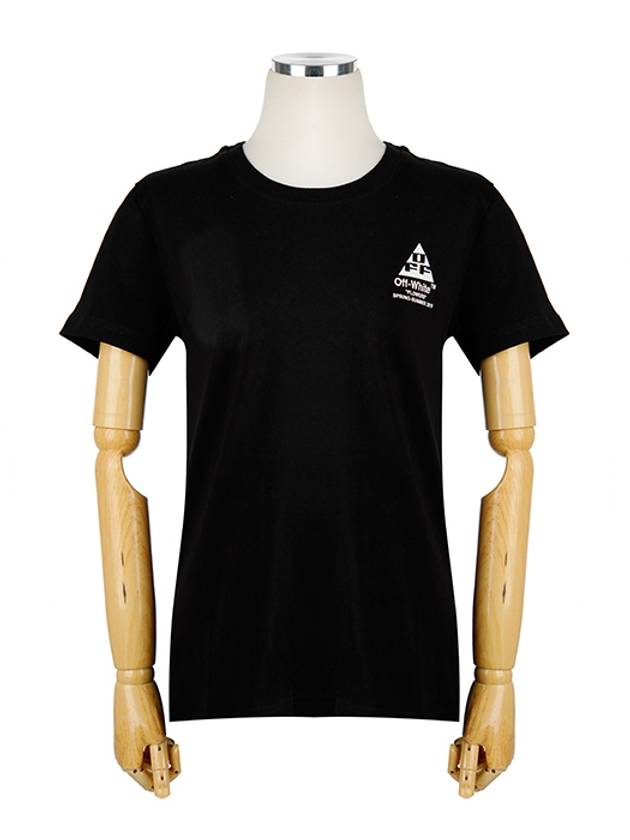 Cotton Casual Short Sleeve T-Shirt Black - OFF WHITE - BALAAN 4