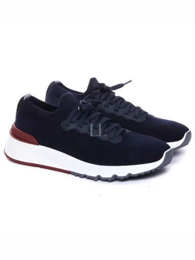 Knit Running Sneakers Navy - BRUNELLO CUCINELLI - BALAAN 2