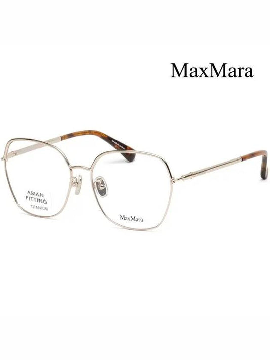 Glasses frame MM5061D 028 titanium gold frame - MAX MARA - BALAAN 1