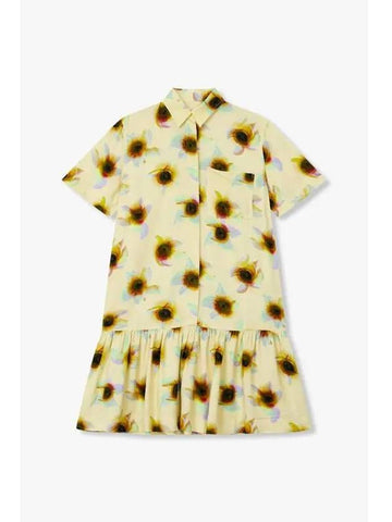 30 9 29 PS Women s Floral Shirt Dress Yellow - PAUL SMITH - BALAAN 1