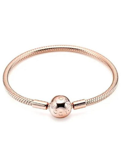 Moments Snake Chain Bracelet Rose Gold - PANDORA - BALAAN 2