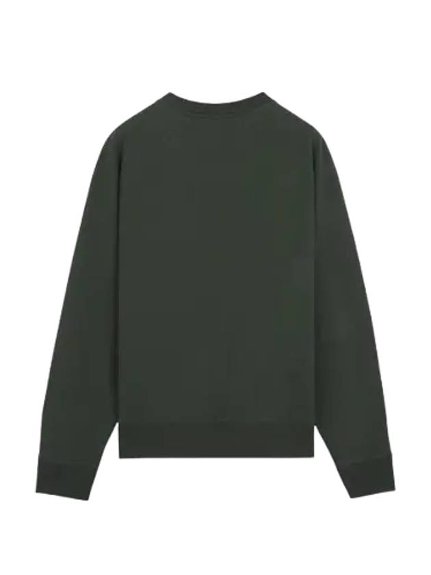 Bold Fox Head Patch Oversized Sweatshirt Green - MAISON KITSUNE - BALAAN 3