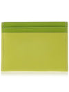 Serif T Leather Card Wallet Yellow Blaze - TORY BURCH - BALAAN 4