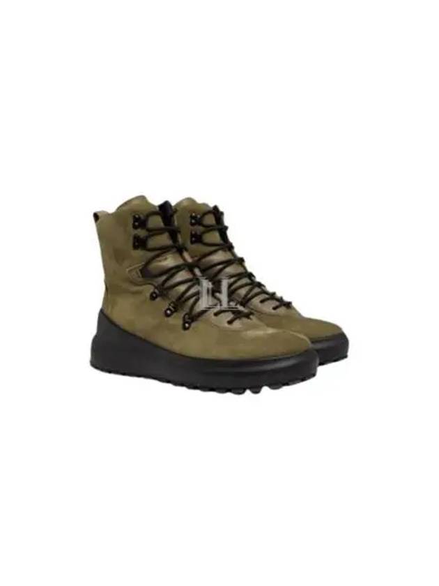 Hiking Leather Walker Boots Beige - STONE ISLAND - BALAAN 2