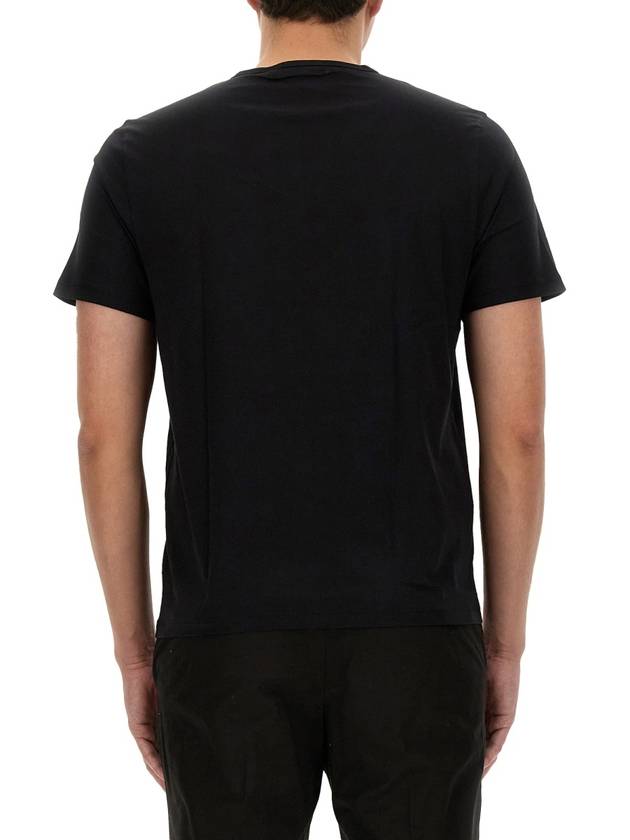 Precise Luxe Cotton Jersey Short Sleeve T-Shirt Black - THEORY - BALAAN 6