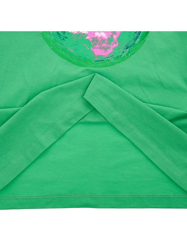 Fantastic Green Sustainable Cotton Short Sleeve T-Shirt Green - MSGM - BALAAN 10