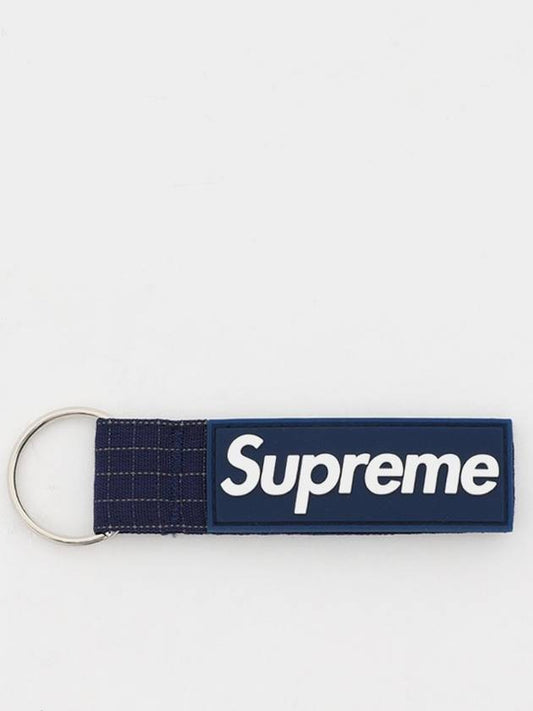 Strap logo ripstop keychain men s common key ring RN101837 NAVY - SUPREME - BALAAN 2