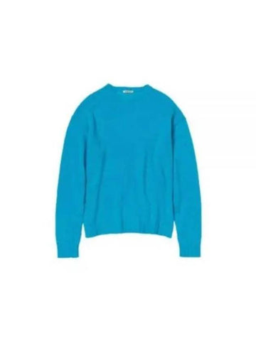 Sweater A23AP02SC TURQUOISEBLUE Free - AURALEE - BALAAN 1