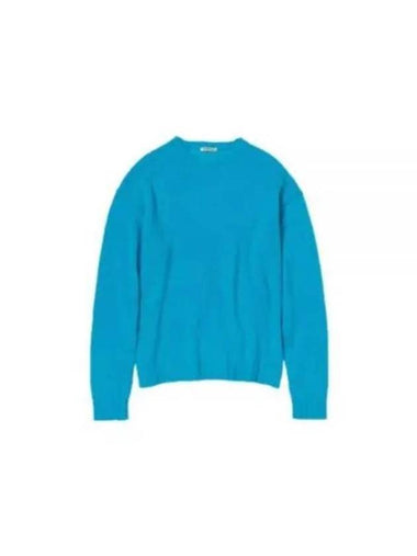 Sweater A23AP02SC TURQUOISEBLUE Free - AURALEE - BALAAN 1