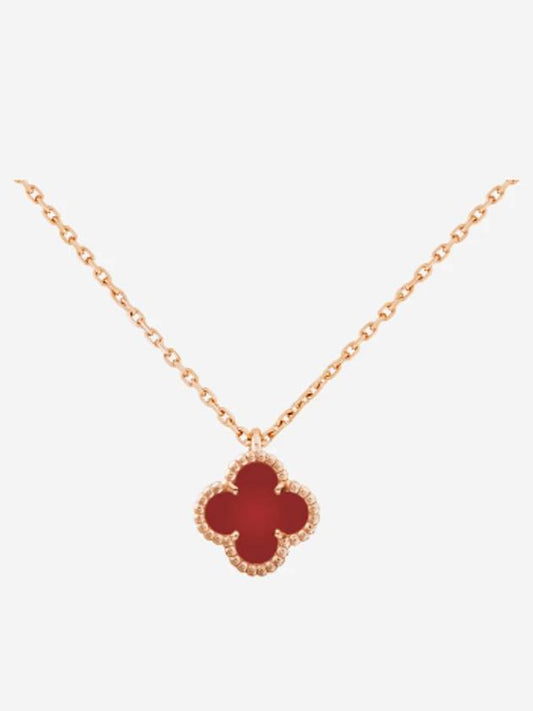 Sweet Alhambra Pendant Necklace Gold Red - VANCLEEFARPELS - BALAAN 2