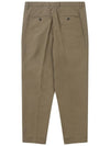 Two Tuck Tapered Slacks Khaki Brown - SOLEW - BALAAN 3