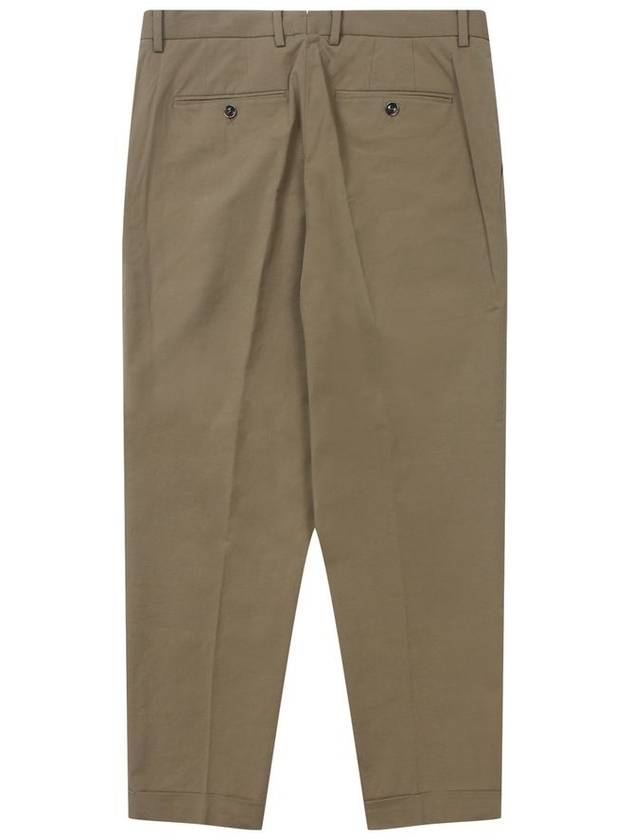 Two-Tuck Tapered Chino Pants Khaki Brown SWP02211KB - SOLEW - BALAAN 3