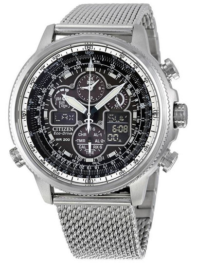 Citizen Navihawk UTC Eco-Drive Chronograph Men's Watch JY8030-83E - CITIZEN - BALAAN 2