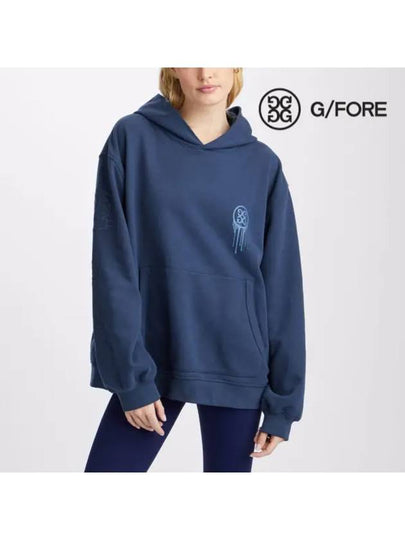 Birdies Oversized French Terry Hoodie Ink - G/FORE - BALAAN 2