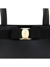 Vara Bow Top Handle Tote Bag Black - SALVATORE FERRAGAMO - BALAAN 9