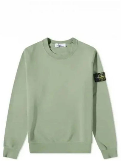 Wappen Patch Crew Neck Sweatshirt Light Green - STONE ISLAND - BALAAN 2