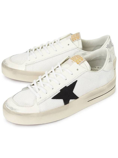 Star Patch Lace Up Low Top Sneakers White - GOLDEN GOOSE - BALAAN 2